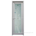 aluminum frame Aluminium Bathroom Door, fixed shower's glass door